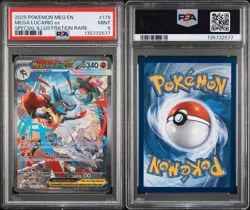 2025 Pokemon Mega Evolutions Mega Lucario EX Special Illustrations PSA 9 Mint - Image 3