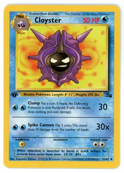 1st Edition Fossil Non Holo Pokemon Card Singles - Choose Your Cards - Image 3