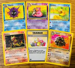 1st Edition Uncommon/Common Fossil Set Pokemon Cards! FAST & FREE P&P! - Image 1