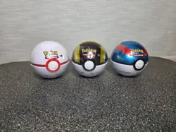 (3) Pokemon TCG PokeBall Tin C23 + (2) D23 NEW/FACTORY SEALED - Image 1