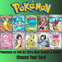Pokemon ex Full Art Choose Your Card English Near Mint Big Variety SV Ultra Rare - Image 1