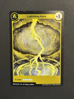 MetaZoo Lightning Aura Reverse Holo 213/214 Base Set MZ1 2025 Aura Card - Image 1