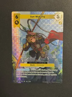 Metazoo Sun Wukong Alt Art 232/214 Base Set 2025 Alternate Art TCG Card - Image 1