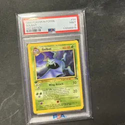 Pokemon TCG Golbat Fossil 1st Edition Uncommon Card 34/62 - Image 1
