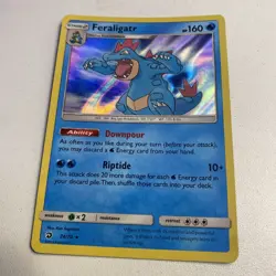 Feraligatr 24/70 - Holo Rare Dragon Majesty Pokemon Card TCG - NM - Image 1