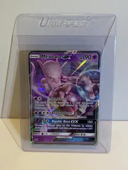 Mewtwo GX - SM196 - Pokemon Sun & Moon Promo Ultra Rare Card NM - Image 1