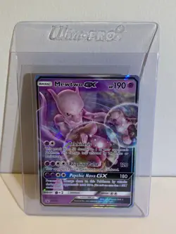 Mewtwo GX - SM196 - Pokemon Sun & Moon Promo Ultra Rare Card NM - Image 1