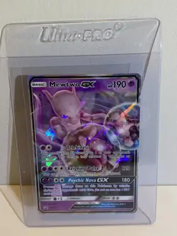 Mewtwo GX - SM196 - Pokemon Sun & Moon Promo Ultra Rare Card NM - Image 1