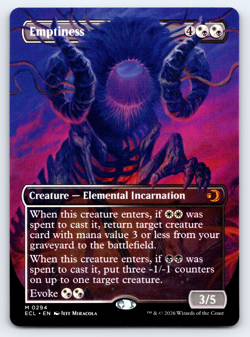 Emptiness Borderless - Lorwyn Eclipsed MTG - Image 1