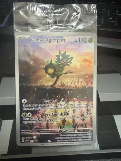 Pokemon SEALED Teal Mask Ogerpon SVP 123 Twilight Masquerade ETB FA Promo Holo!! - Image 1