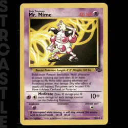 Mr Mime 22/64 Base Set Pokemon TCG - LP - Image 1