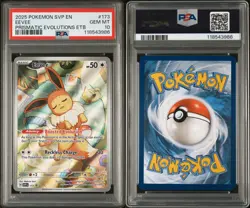 Pokemon Eevee 2025 SVP en 173 ETB Black Star Promo PSA 10 Prismatic Evolutions - Image 3