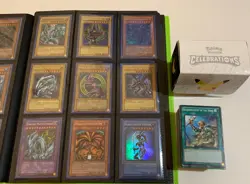 Yugioh Binder Collection Blue Eyes White Dragons, Dark Magicians Cards - Image 1