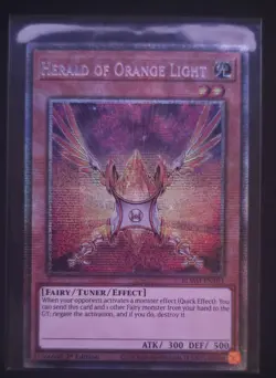 Yu-Gi-Oh BLMM-EN103 Herald of Orange Light Starlight Rare Card 1st Edition - Image 3
