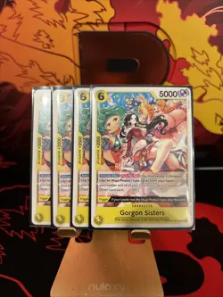 Gorgon Sisters OP14-105 UC Azure Sea's Seven One Piece English X 4 - Image 1