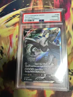 Pokemon Lugia V Silver Tempest Full Alt Art #186 PSA 10 Gem Mint - Image 1