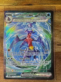 Garchomp ex 245/182 Paradox Rift Special Illustration Rare Pokemon TCG NM - Image 1