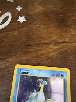 Lapras 10/62 Fossil Set Holo Foil Rare Vintage 1999 MP Pokemon CARD 10/62!!! - Image 2
