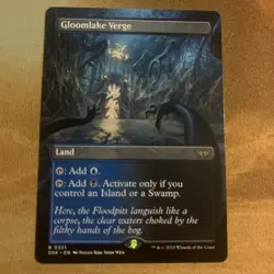 Gloomlake Verge (Borderless) Duskmourn: House of Horror Regular MTG NM - Image 1