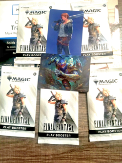 5 (FIVE) - Final Fantasy Magic the Gathering Play Booster packs mtg - Image 1