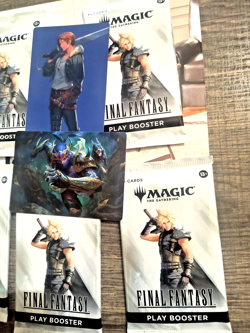 5 (FIVE) - Final Fantasy Magic the Gathering Play Booster packs mtg - Image 2