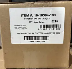 Pokemon Day 2026 Collection Case 6 Boxes Factory Sealed Ships Now - Image 1