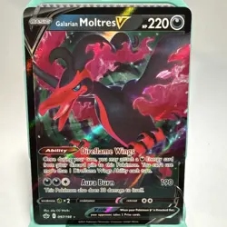 Pokemon Chilling Reign Galarian Moltres V Holo Ultra Rare 097/198 NM - Image 1