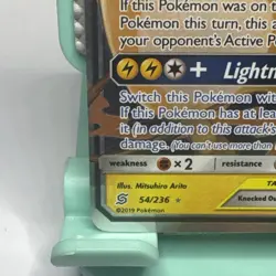 Pokemon NM Raichu & Alolan Raichu GX 54/236 Sm-Unified Minds Holo - Image 5