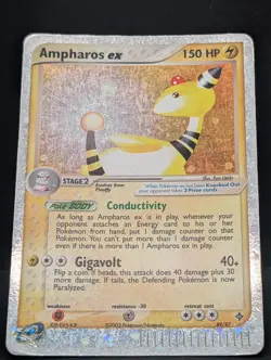 Ampharos ex 89/97 Dragon Holo Ultra Rare Pokemon TCG Nintendo WOTC e-reader MP+ - Image 3