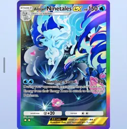 Pokemon TCG Pocket - Alolan Ninetales Rainbow Rare 2⭐, Fantastical Parade, ENG - Image 1