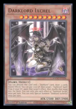 Yu-Gi-Oh Darklord Ixchel Maximum Gold #MAGO-EN106 1st Edition - Image 1