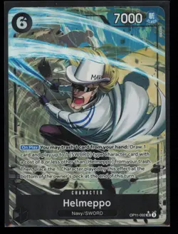 Helmeppo (Alternate Art) OP11-092 One Piece A Fist of Divine Speed Super Rare NM - Image 1