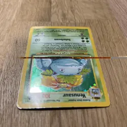 Base Set Venusaur 15/102 Pokemon Card Holo Rare 1999 WOTC Vintage TCG HP - Image 3