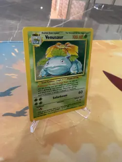 Venusaur 15/102 Holo Rare Base Set Unlimited - VINTAGE WOTC TCG Pokemon Card - Image 3
