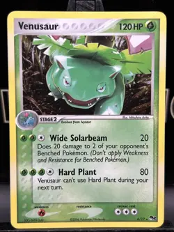 Pokemon TCG Venusaur POP RARE PROMO Holo 120 NM 6/17 Pokemon Promos Holo Promo - Image 3