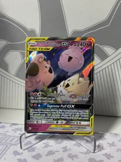 Pokemon TCG: Togepi & Cleffa & Igglybuff GX Tag Team (SM Cosmic Eclipse) 143/236 - Image 1