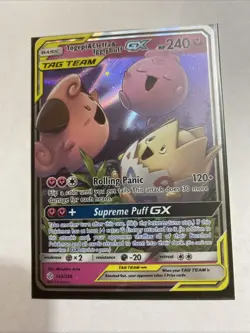 Pokemon Tcg Togepi & Cleffa & Igglybuff GX 143/236 Sm-Cosmic Eclipse Holo - Image 1