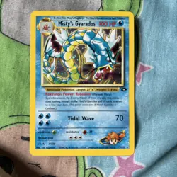 Pokemon TCG Misty's Gyarados Holo Rare Gym Challenge 13/132 Unlimited Edition NM - Image 1