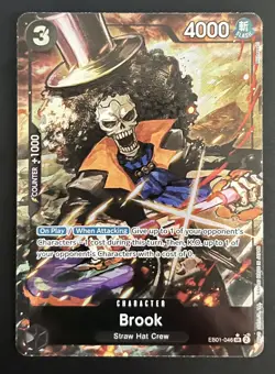 ONE PIECE Card Game english - BROOK - EB01-046- AA - ALTERNATIVE - Image 1