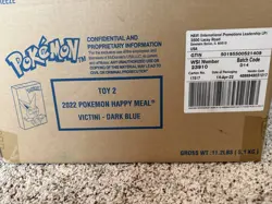 Sealed CASE 2022 McDonald's Happy Meal Factory 150 packs Pokemon Cards Victini - Image 2