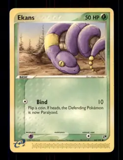 4X Pokemon Card Ekans (EX Sandstorm) 64/100 MODERATELY PLAYED Common TCG!!!!!!!! - Image 1