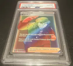 2022 POKEMON SWORD & SHIELD SILVER TEMPEST SECRET #203 FULL ART/BRANDON PSA 10 - Image 2