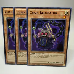 3x Yugioh Chain Resonator HSRD-EN018 Common - LP-NM 💎 - Image 1