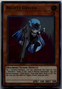 Righty Driver Ultra Rare Duel Power DUPO-EN032 LP - Image 1