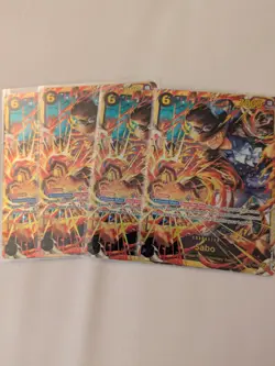 One Piece Carrying On His Will Sabo OP13-120 Secret Rare SEC x4 - Image 1