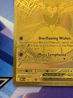 Mega Gardevoir EX 187/132 Mega Gold Hyper Rare Pokemon TCG NM - Ink Spot Error* - Image 5