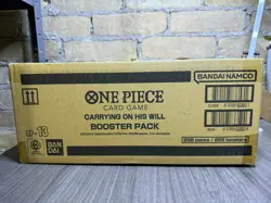 OP-13 One Piece Carrying On His Will English Booster Box OP13 Sealed Case - Image 1