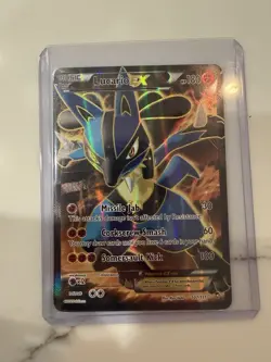 Pokemon Lucario EX Full Art Ultra Rare Holo 107/111 XY Furious Fists 180 HP - Image 1