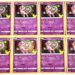 Mew 011/025 Pokemon TCG Celebrations 25th Anniversary Holo Lot of 8 NM Cards - Image 2