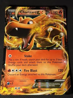 Charizard EX - 11/106 - Oversized Jumbo Card - Pokemon RF9 - Image 1